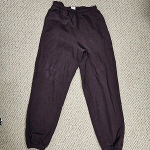 Gymshark Women's Joggers Deep Purple Size Medium Logo‎ Sweatpants